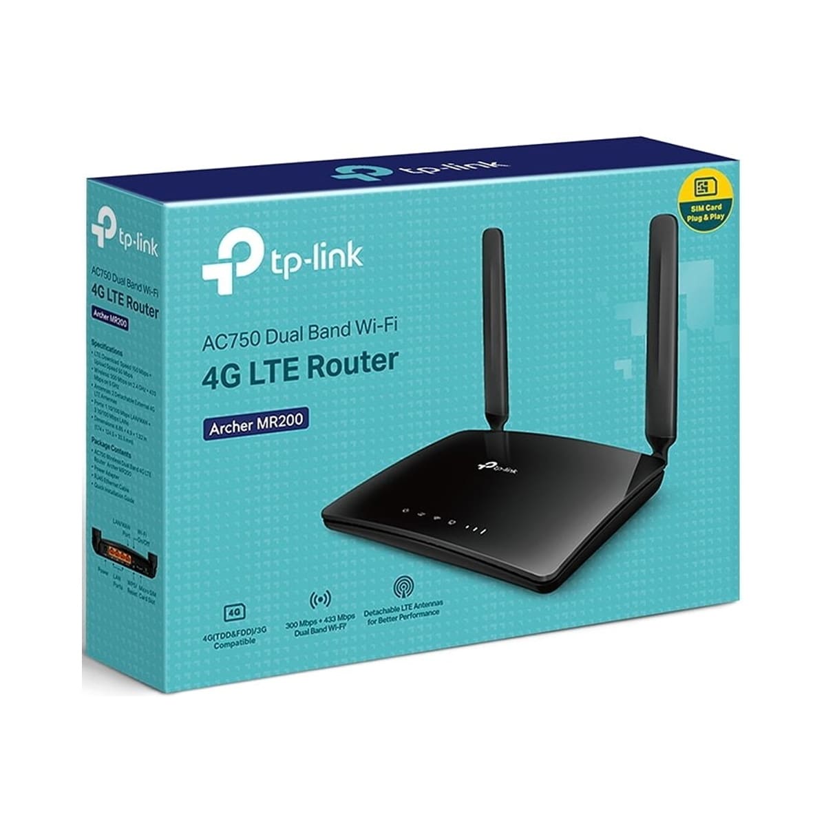 Tp-Link Ac750 4G Lte Dual Band Router - HugePC Computer Distributors