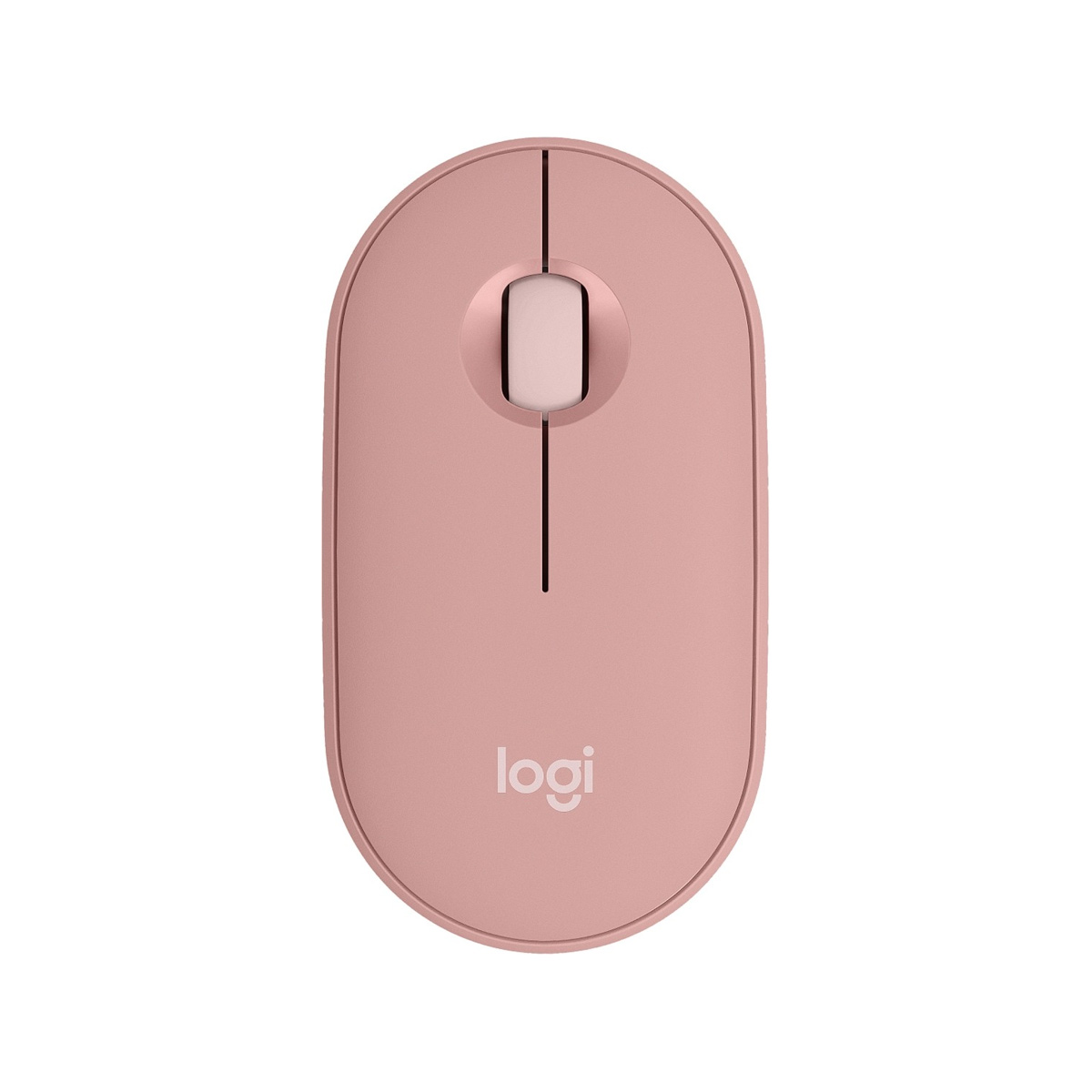 Logitech Pebble Mouse 2 M350S Ambidextrous Wireless Tonal Rose Optical
