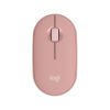 Logitech Pebble Mouse 2 M350S Ambidextrous Wireless Tonal Rose Optical Mouse