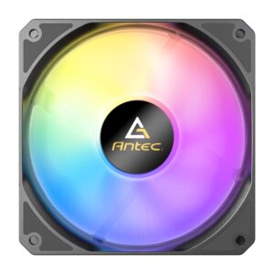 Antec P12 PWM 120mm ARGB Reverse Case Fan – Black