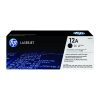 HP 12A Black Toner Cartridge – Single-pack