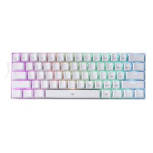 Redragon K630 DRAGONBORN Wired Mechanical Keyboard RGB 67Key Design – White