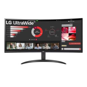 34″ LG UltraWide QHD VA Curved Monitor 100Hz