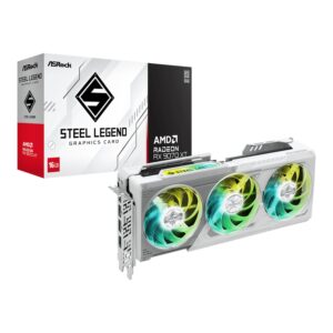 16GB ASRock AMD Radeon RX 9070 XT Steel Legend Graphics Card