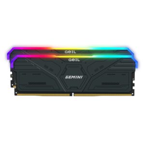 32GB Geil Gemini RGB KIT(2X16GB) 6000MHz DDR5 Desktop Gaming Memory – Grey