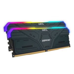 32GB Geil Gemini RGB KIT(2X16GB) 6000MHz DDR5 Desktop Gaming Memory – Grey