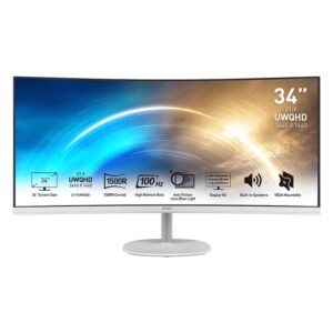 34″ MSI PRO MP341CQ Professional Monitor
