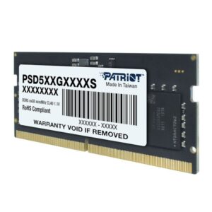 8GB Patriot Signature Line DDR5 4800MHz Single Rank SODIMM Notebook Memory