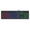 Redragon K521 Upgrade Rainbow LED 104-Key Membrane Gaming Keyboard