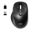 Port Connect Business 2.4GHz Rechargeable Bluetooth Wireless Mouse – Black