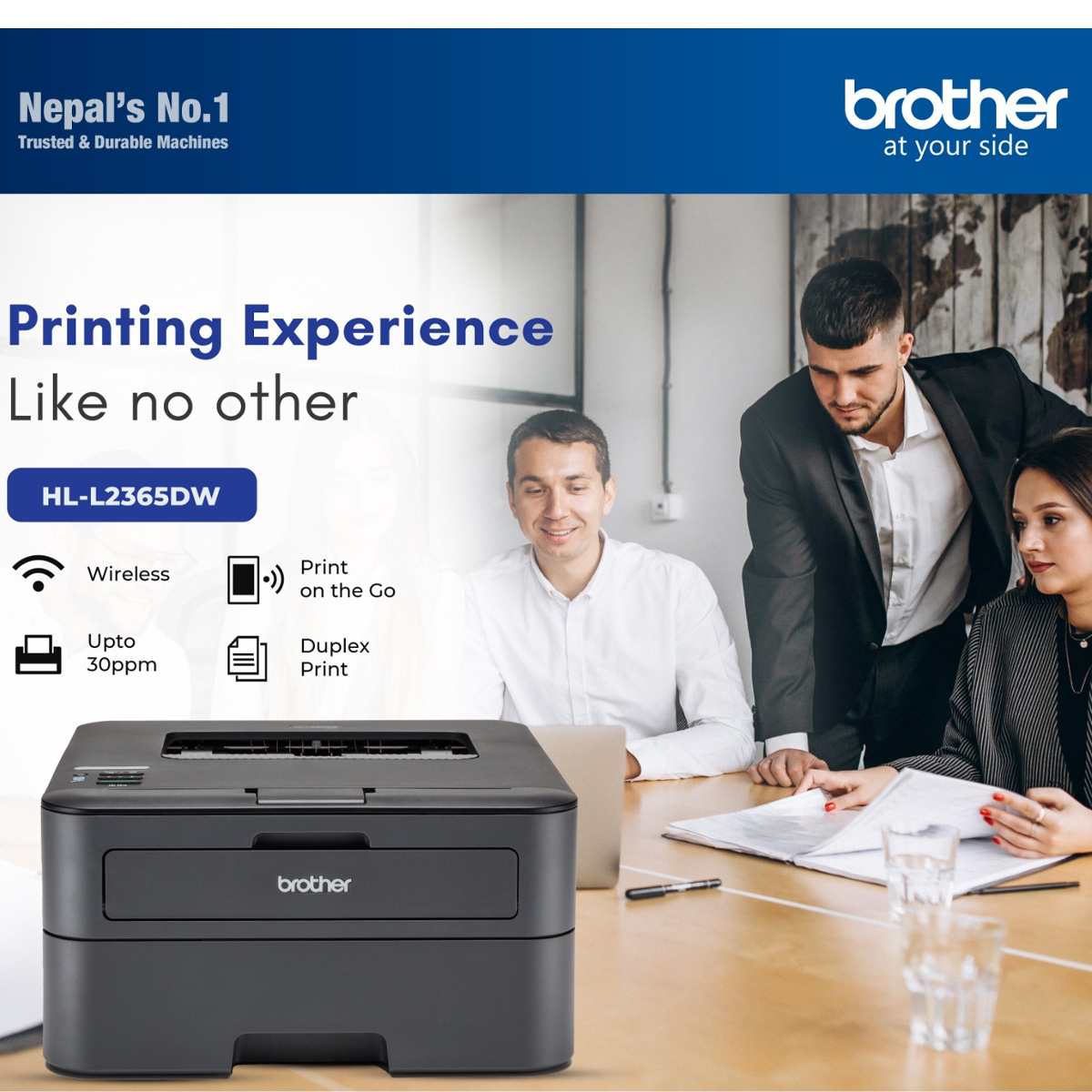 Brother HL-L2365DW A4 Mono Laser Printer - with 3yr Warranty - Image 5