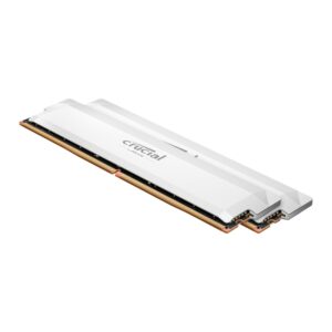 32GB Crucial Pro DDR5 6000MHz Overclocking Memory Kit – White