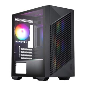 MSI PRO FORGE M050A Micro-ATX Gaming Chassis – Black