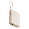 10,000mAh Xiaomi 33W Power Bank (Integrated Cable) – Tan