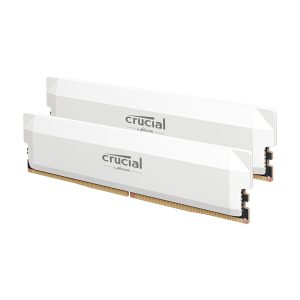 64GB Crucial Pro DDR5-6400 Overclocking Memory Kit – White