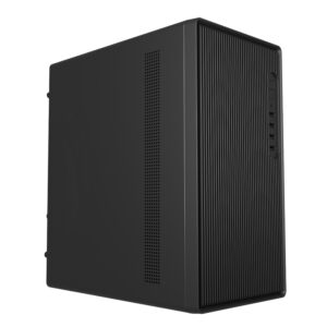 FSP S120 M-ATX Mid Tower Desktop Chassis – Black