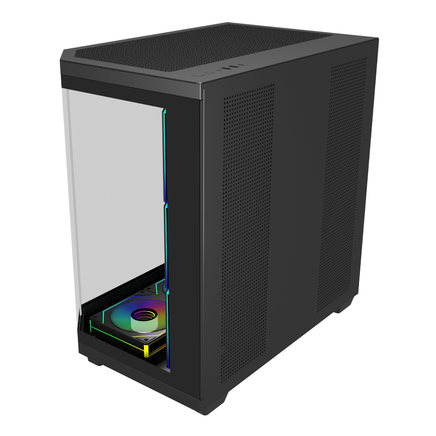 FSP U580 ARGB ATX Ultra Tower Gaming Chassis - Black - Image 3