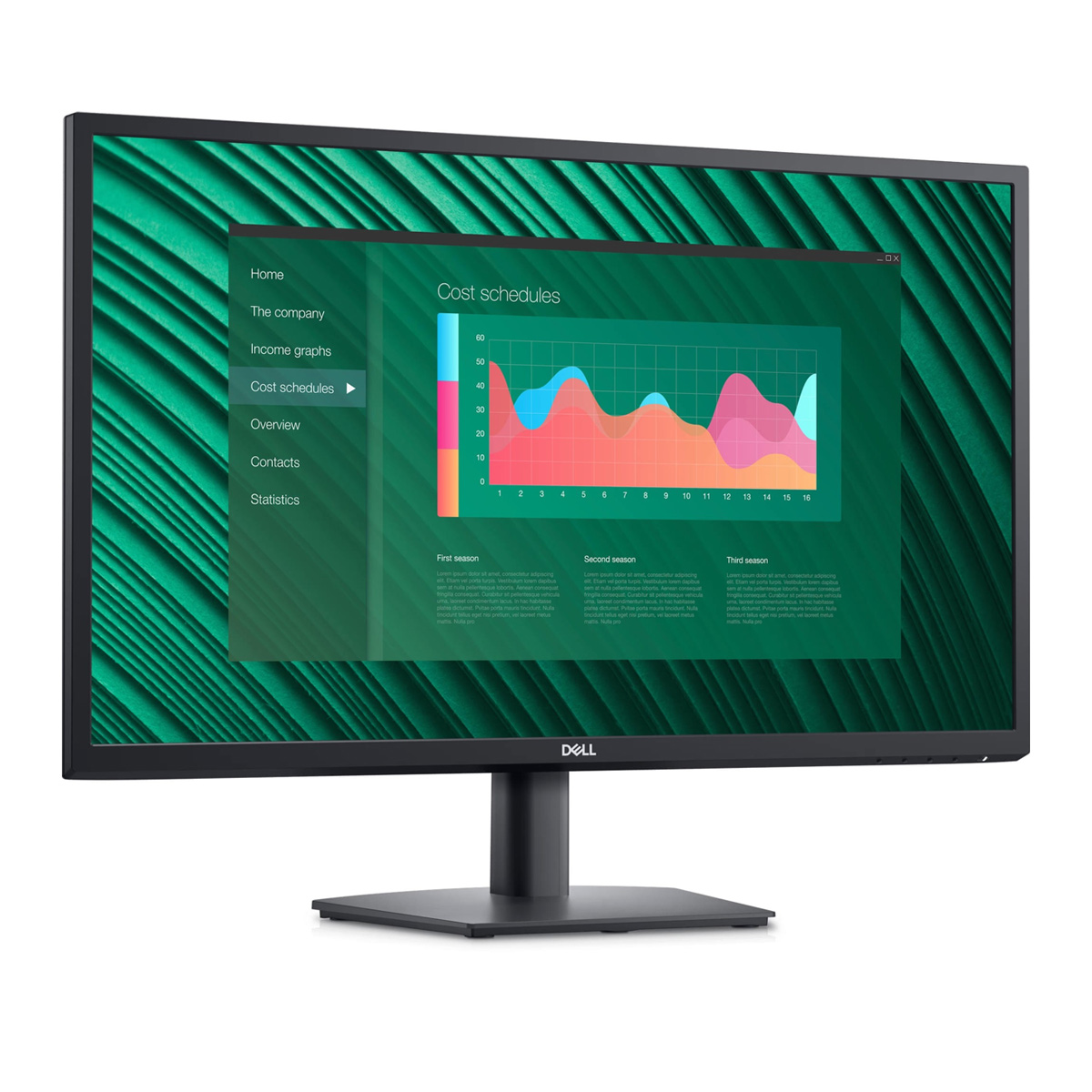 27'' Dell E2723H LED Full HD Monitor - Image 2