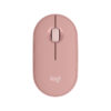Logitech Pebble Mouse 2 M350S Ambidextrous Wireless Tonal Rose Optical Mouse