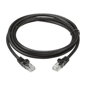 1m CAT6 UTP Network Cable – Black