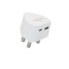 GIZZU Fast Charge Wall Charger Type C 20W & USB – 3 Prong Round Plug