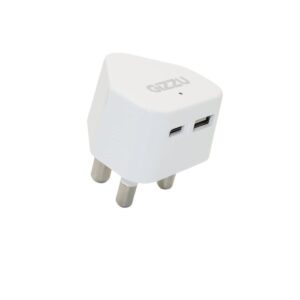 GIZZU Fast Charge Wall Charger Type C 20W & USB – 3 Prong Round Plug