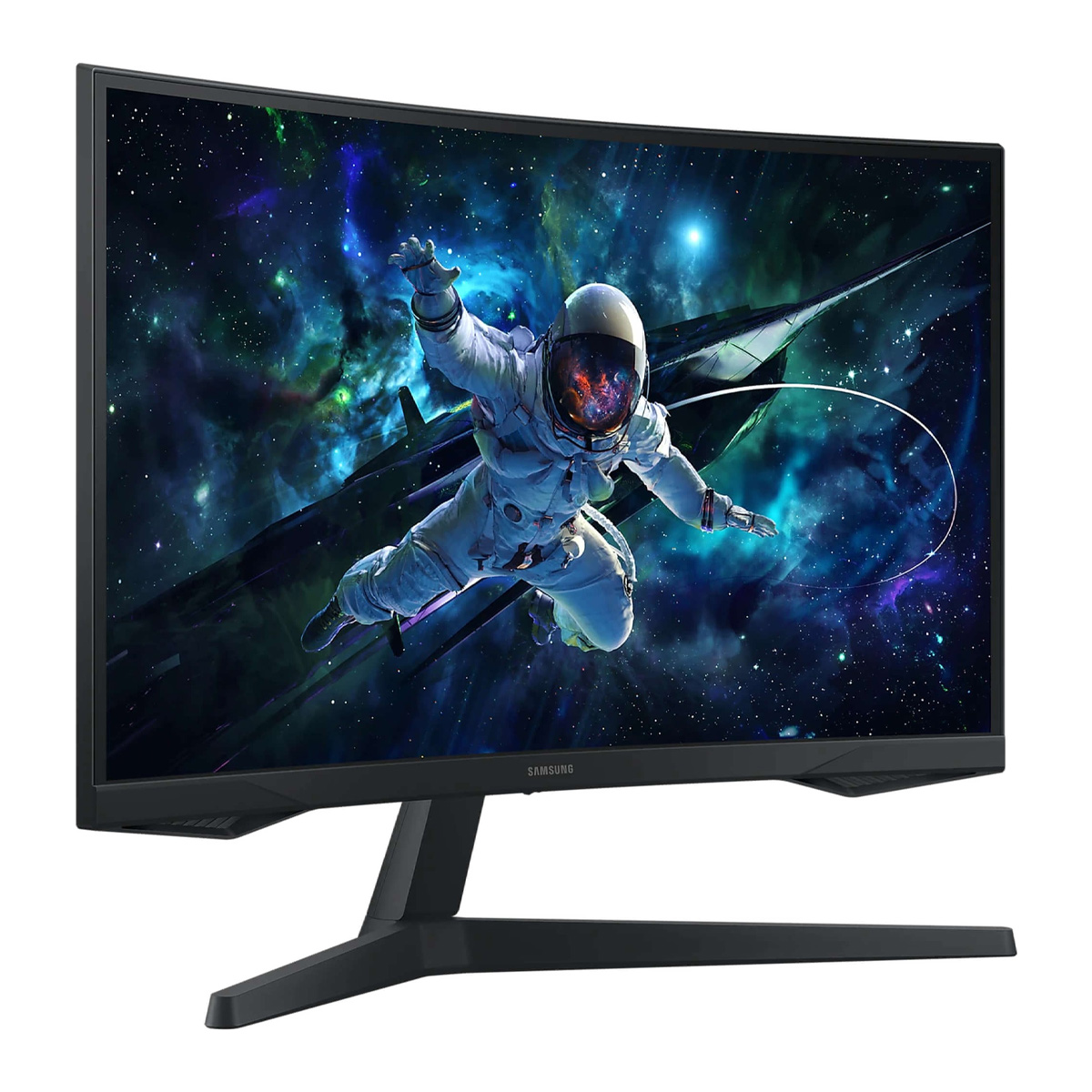 27" Samsung Odyssey G55C WQHD Premium Curved Black Desktop Monitor - Image 3