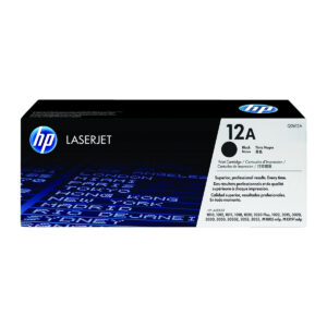 HP 12A Black Toner Cartridge – Single-pack