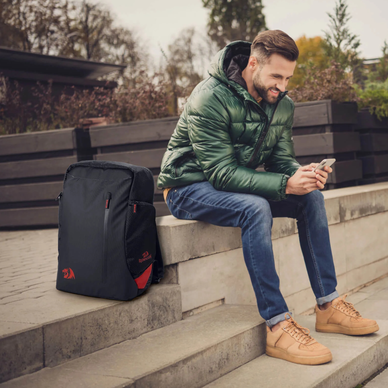 17"-18" Redragon GB-94 TARDIS 2 Nylon Travel Gaming Backpack - Image 8