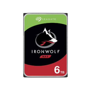 6TB Seagate IronWolf 5400rpm SATA 6Gb/s 256MB Cache 3.5″ Internal Hard Drive