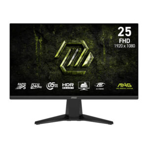25″ MSI MAG 255F X24 FHD 240Hz IPS Gaming Monitor