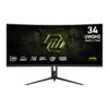 34″ MSI MAG 342CQRF E20 UWQHD 200Hz VA Curved Gaming Monitor
