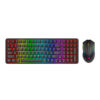 Redragon S162 RGB 3-Mode Wireless Mechanical Gaming Keyboard and Mouse Combo – Black