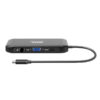 Port USB Type-C 4 x USB3.1|1 x Aux|Micro+SD Card Reader|1 x RJ45|1 x HDMI|1 x VGA|1 x Type-C PD Dock 100W – Black