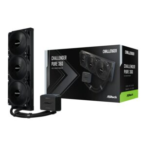 ASRock Challenger Pure 360 AIO Liquid Cooler – Black