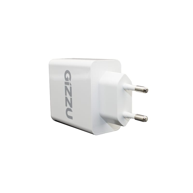 GIZZU Wall Charger Type C 36W PD QC3.0 18W - White - Image 3
