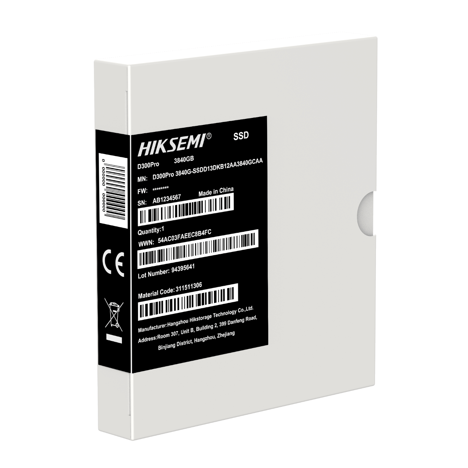 4TB Hiksemi D300 PRO Tantalum Capacitor SATA III Enterprise SSD - Image 3