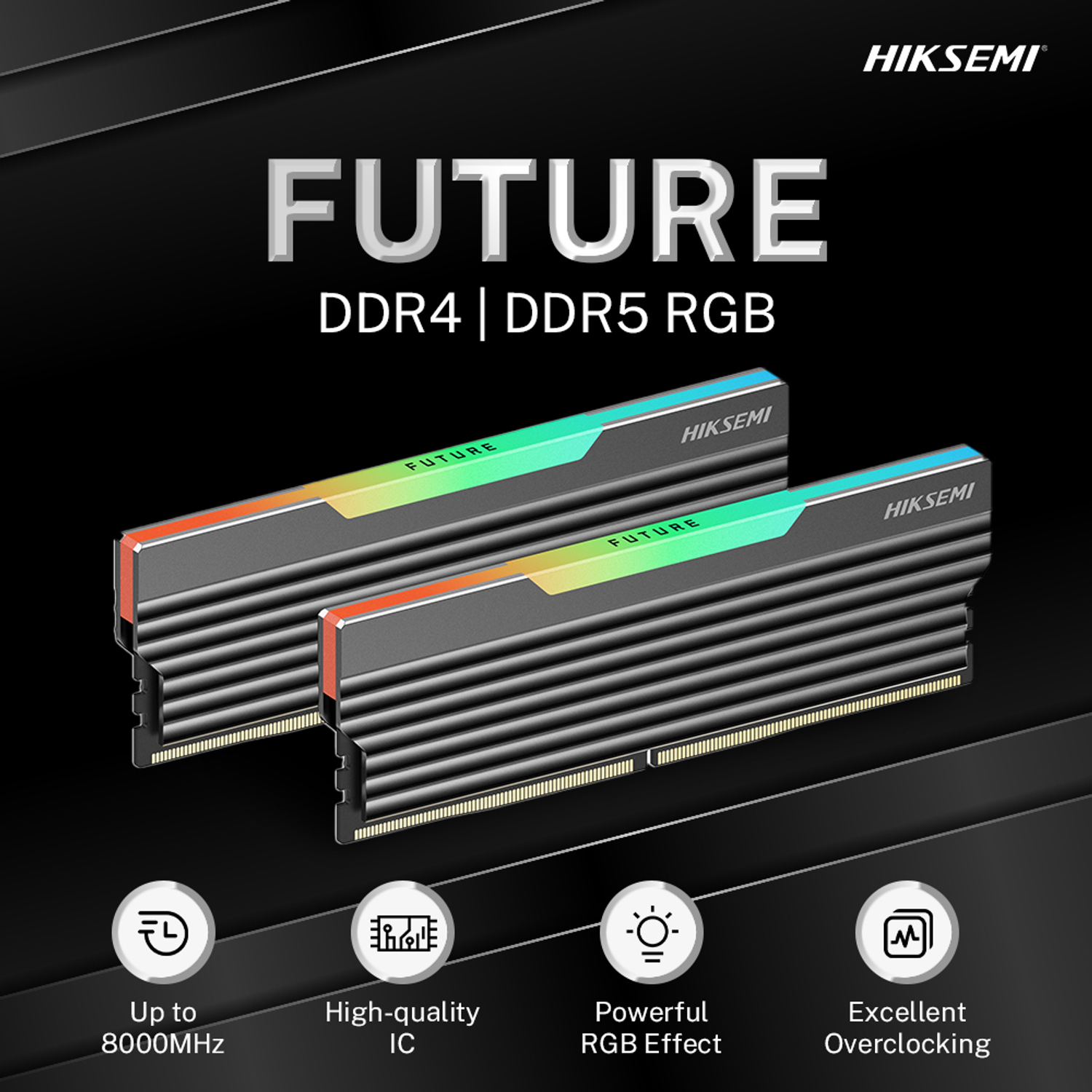 16GB Hiksemi Future RGB KIT (2x8GB) 3600MHz DDR4 Desktop Gaming Memory - Image 5