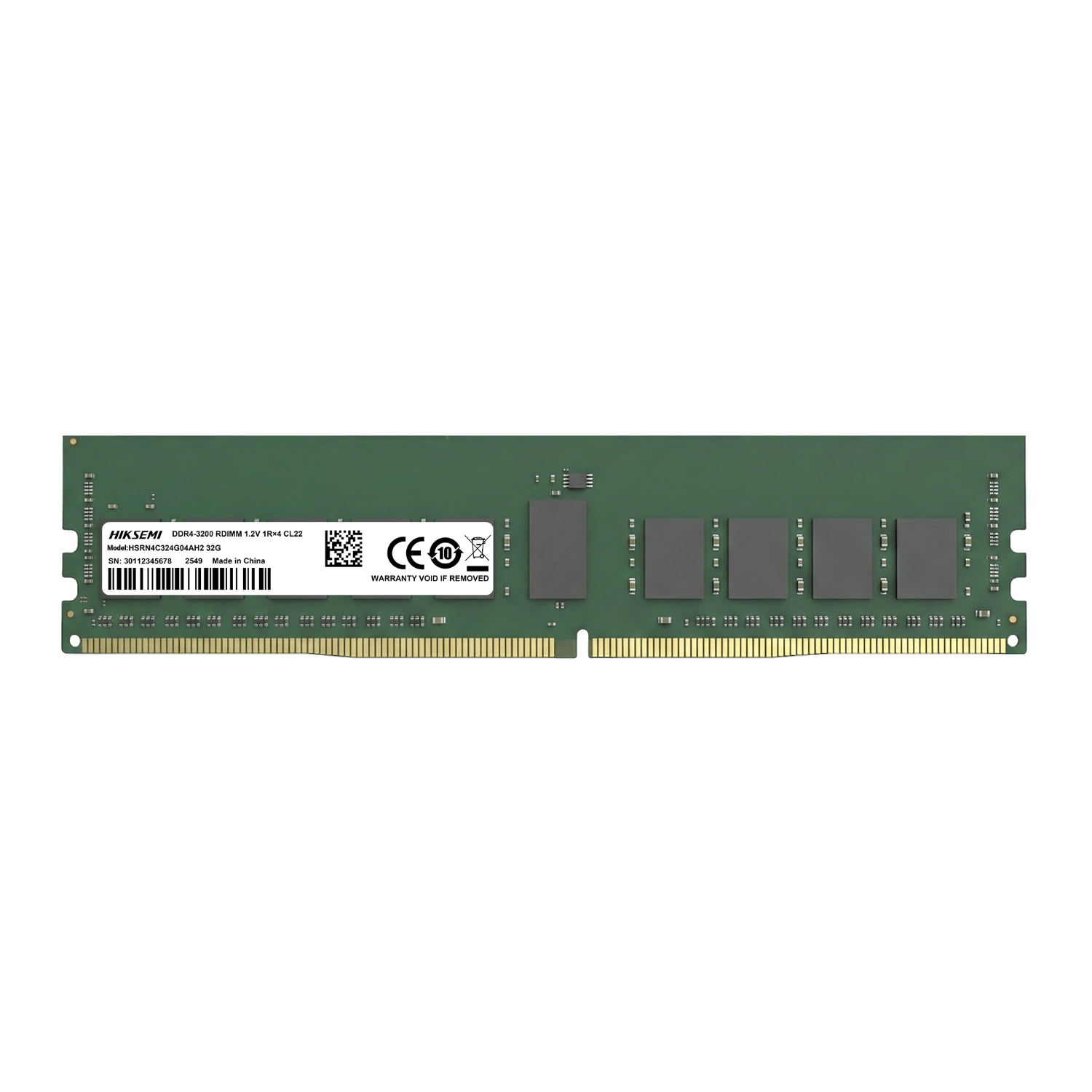 32GB Hiksemi 3200Mhz DDR4 RDIMM Memory