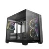 Deepcool CG330 3F Panoramic Dual-Chamber Micro-ATX Gaming Chassis – Black