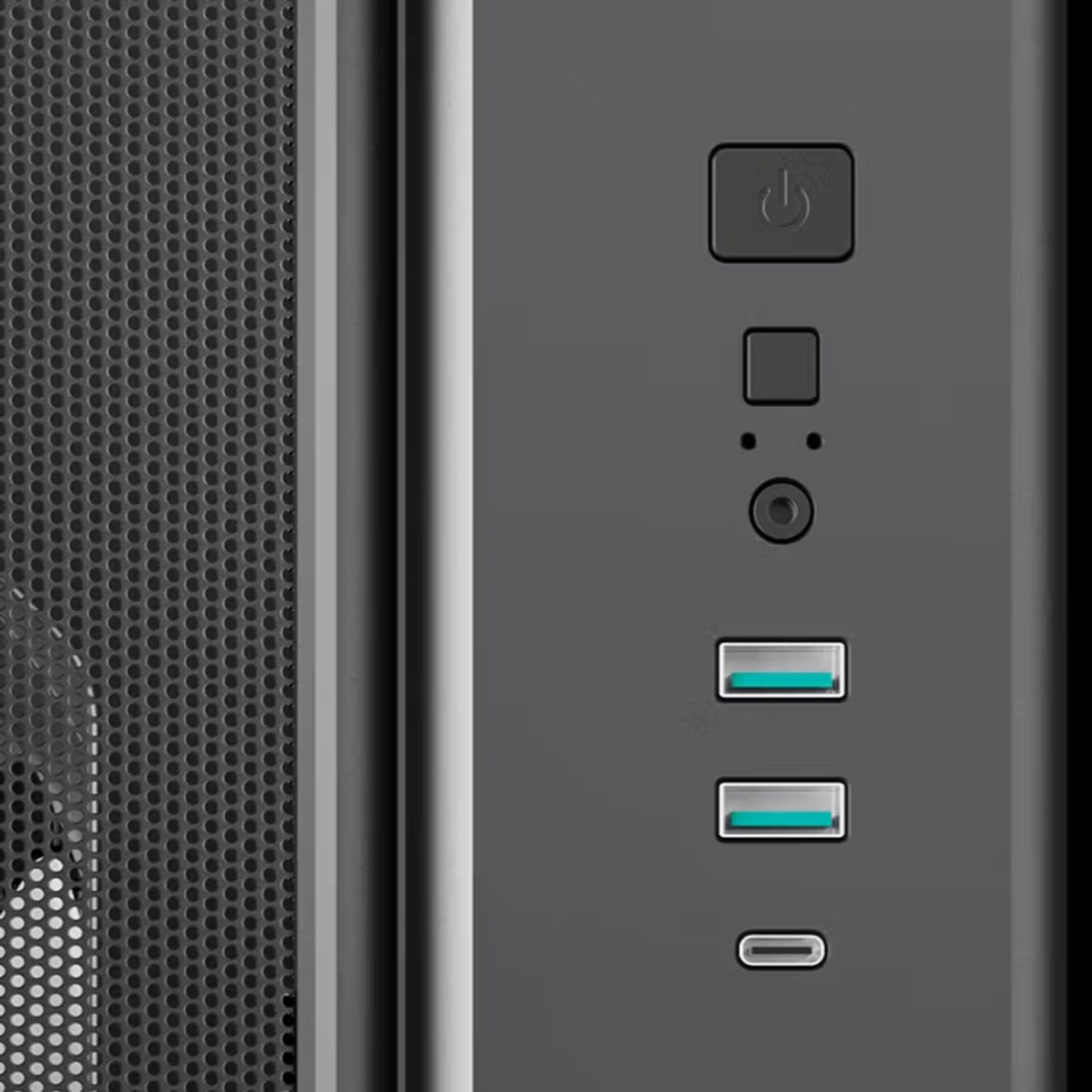 DeepCool CG590 Mesh 2F ATX ARGB Gaming Chassis - Black - Image 11