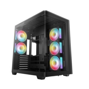 DeepCool CG590U 5F ATX ARGB Gaming Chassis – Black