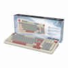 Redragon EISA 100 Retro RGB Wireless Mechanical Keyboard – Cream/Grey